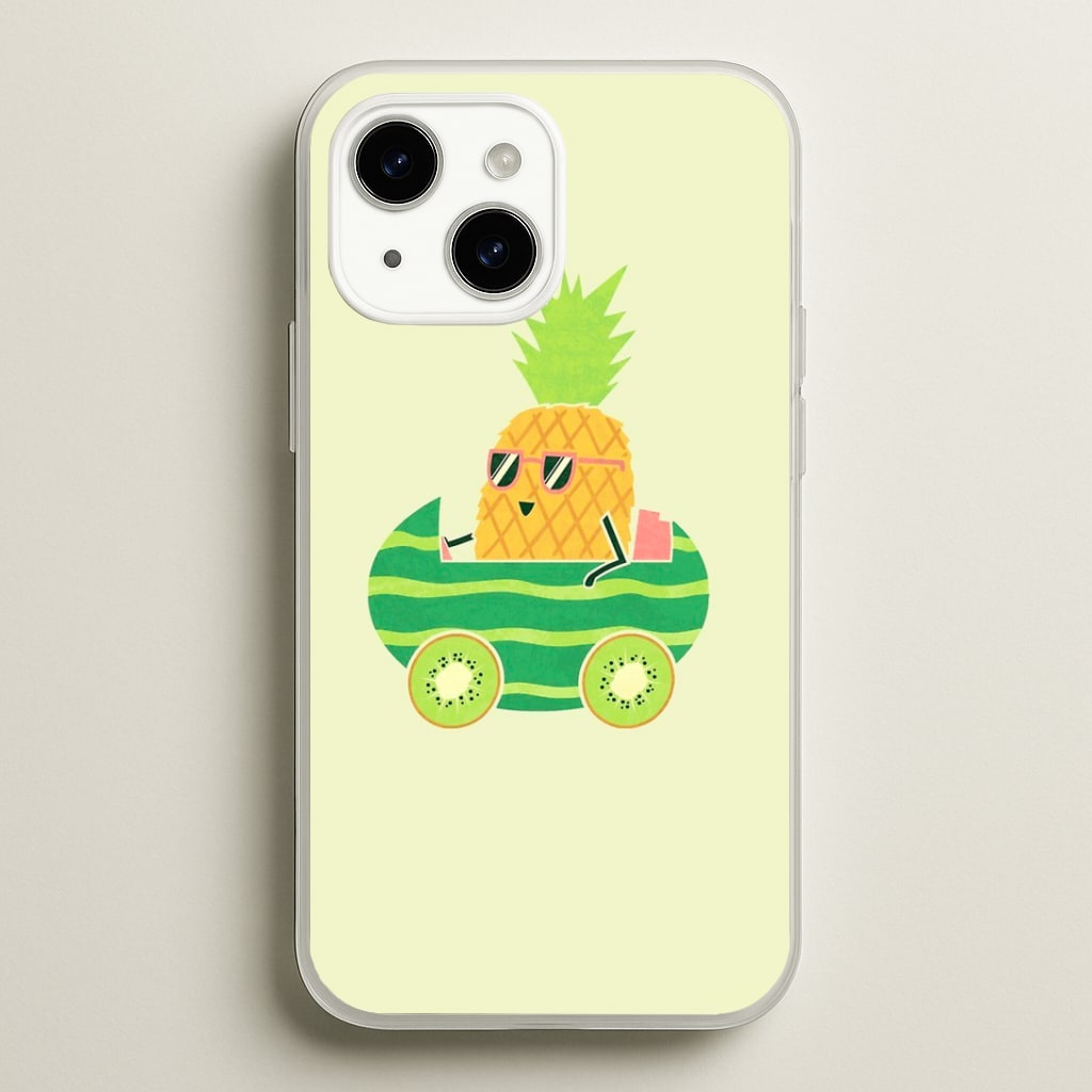 Summer Drive Pineapple Phone Case