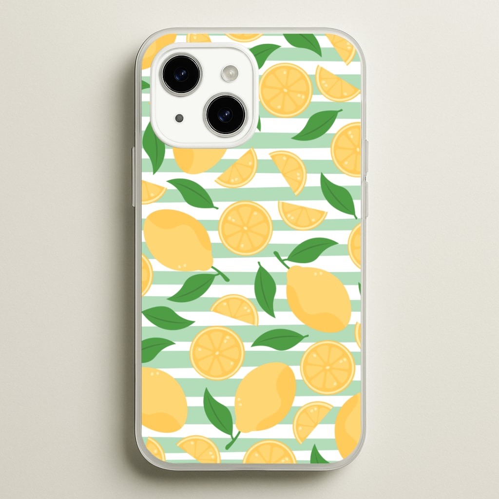 Lemons Pattern - Summer Phone Case