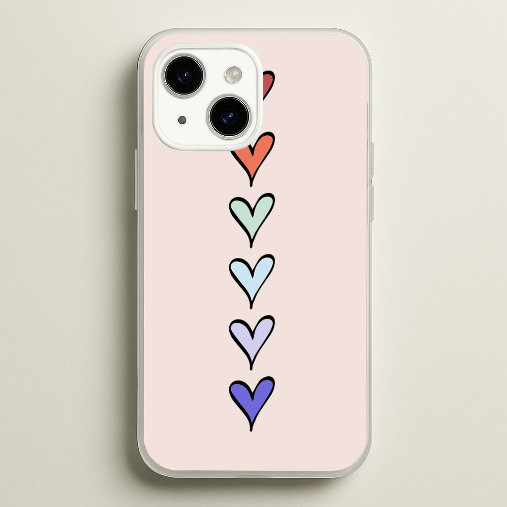 Love Heart Line Phone Case