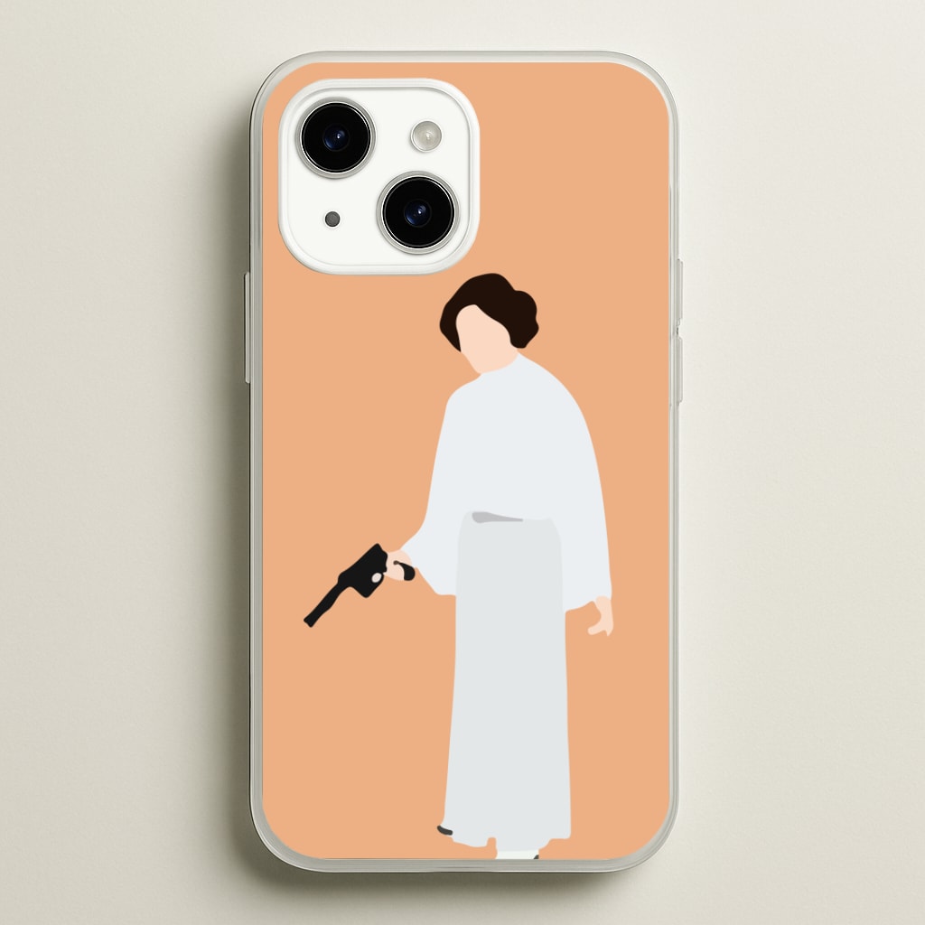 Leia Faceless With Gun Phone Case