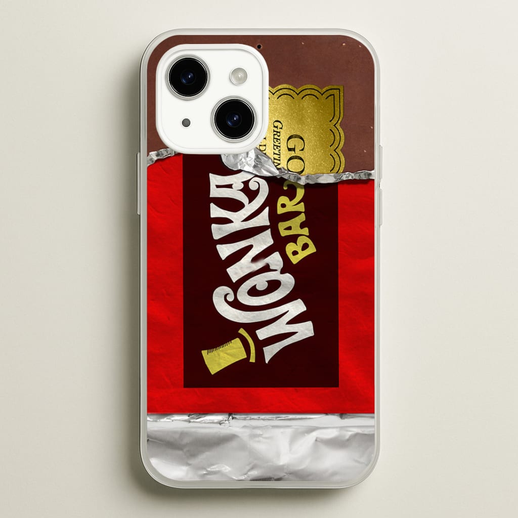 Wonka Bar Golden Ticket Phone Case