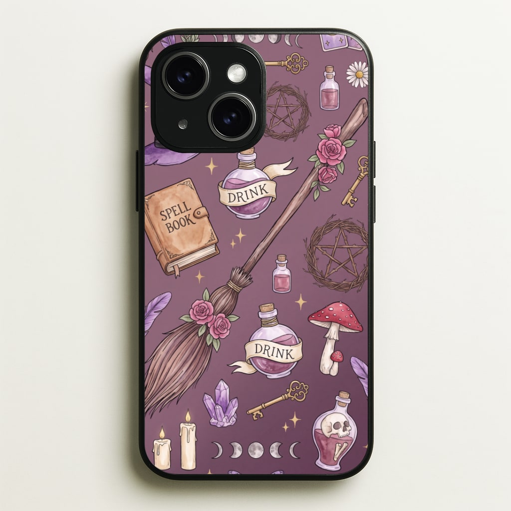Dusty Violet Witchcraft Phone Case