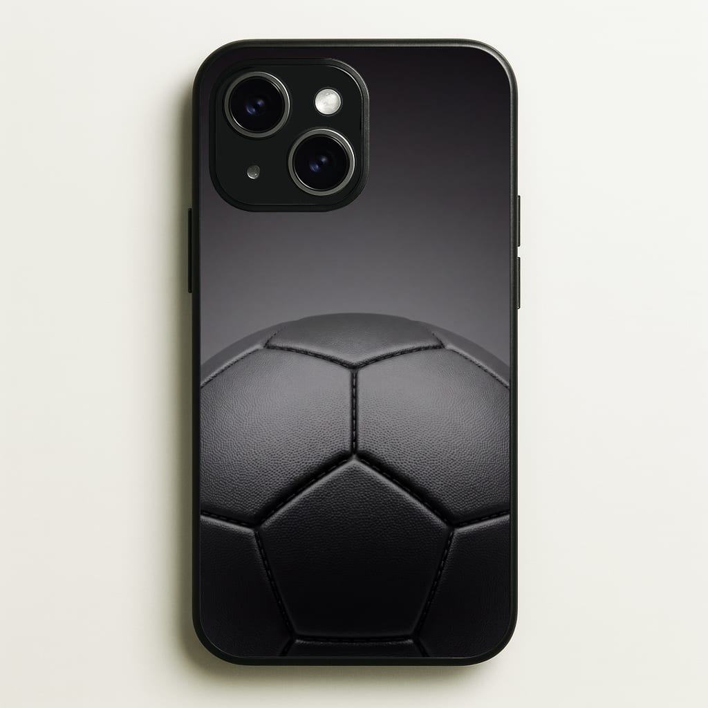 Black Football Phone Case