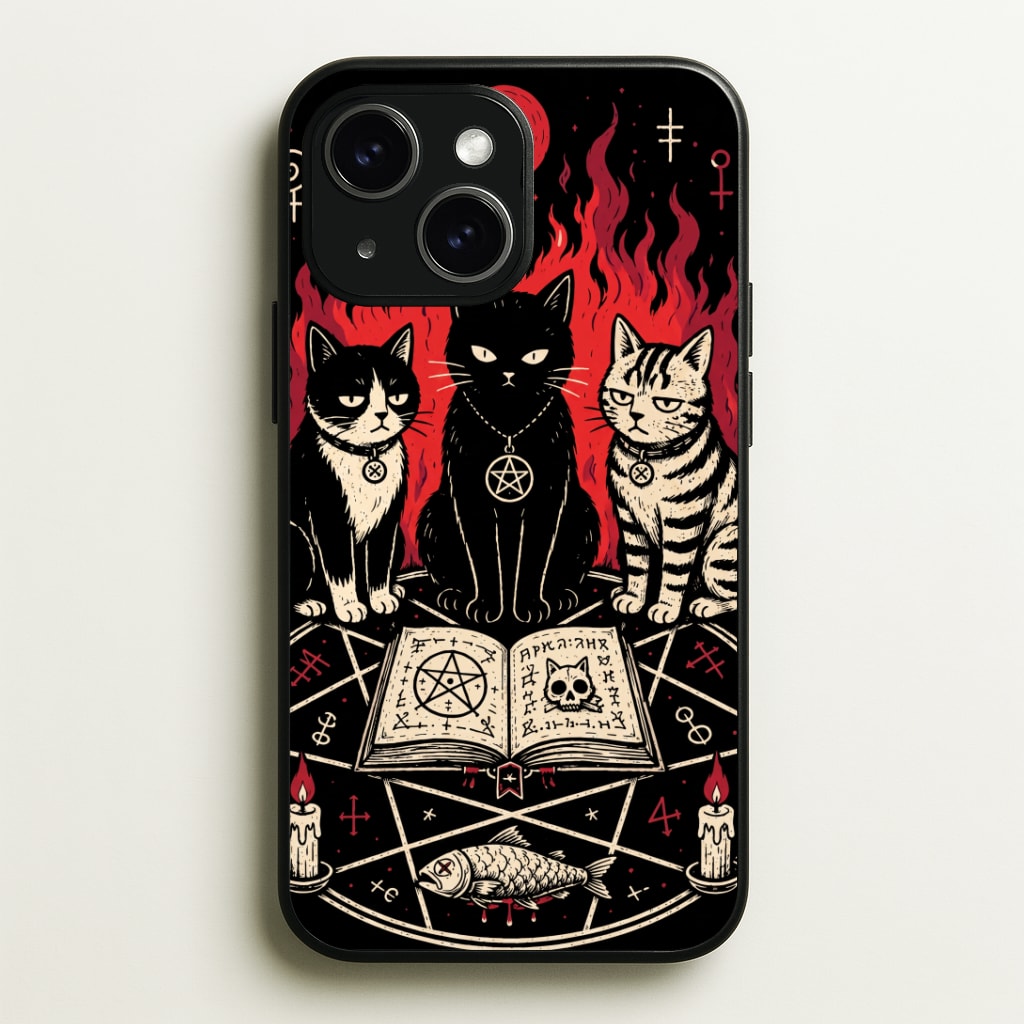Occult Cat Coven Phone Case