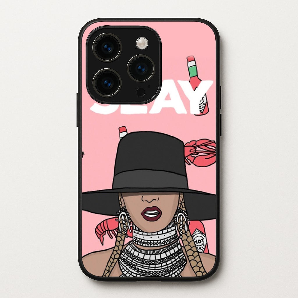 Slay - Queen B Cartoon Phone Case