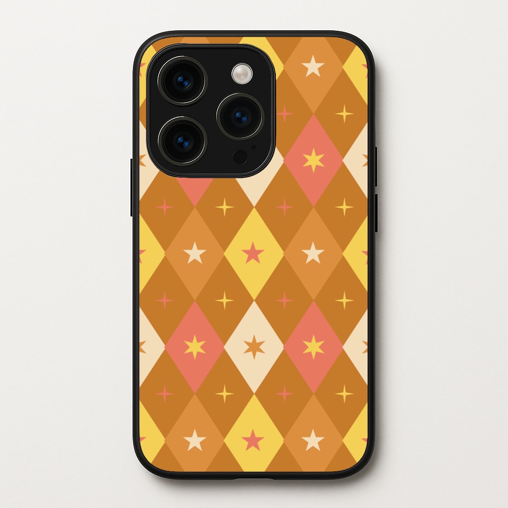 Retro Christmas Argyle Pattern Phone Case
