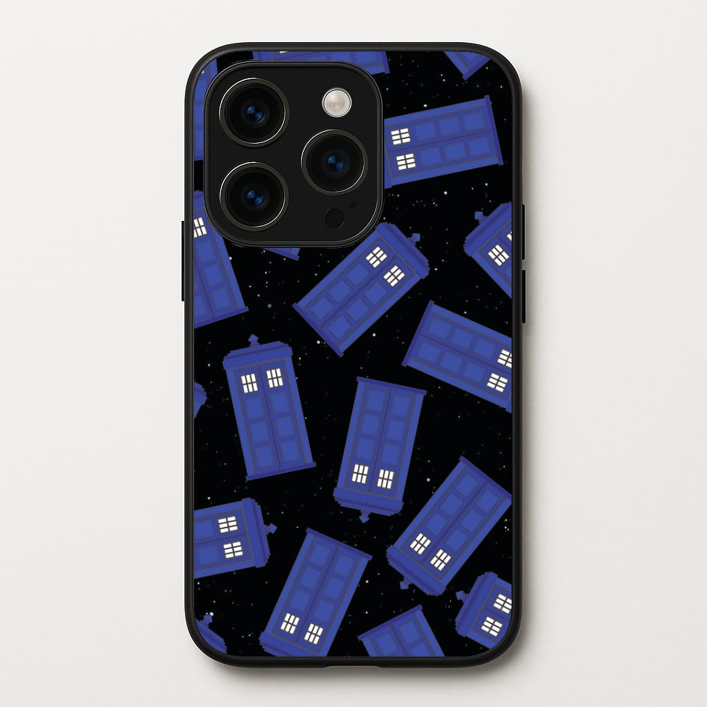 Tardis Pattern Phone Case