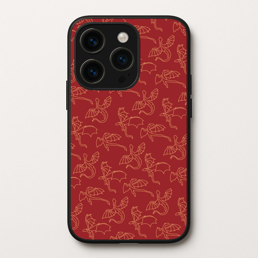 Flying Dragons - Dragon Patterns Phone Case