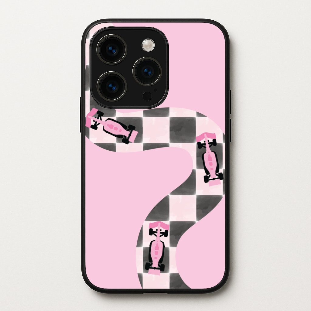Checkered Track Phone Case