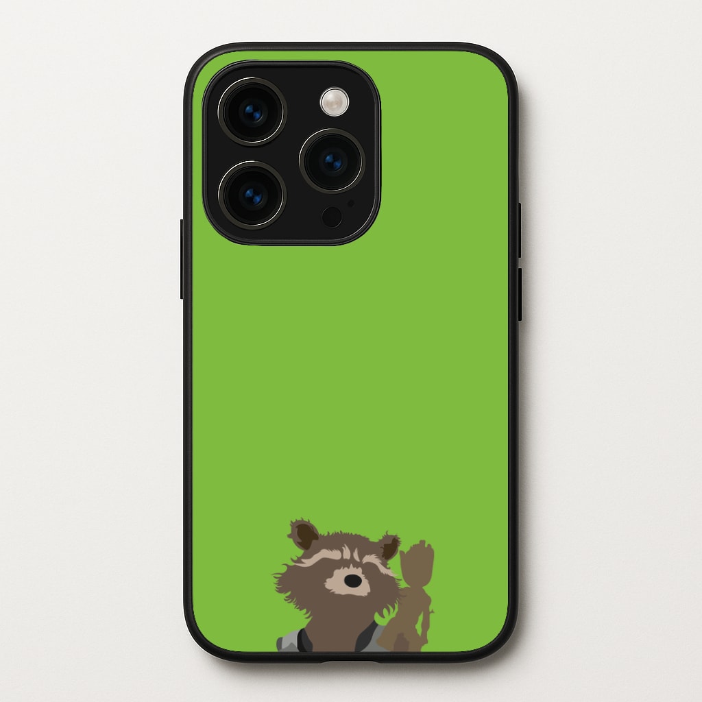 Rocket Raccoon And Groot - GOTG Phone Case