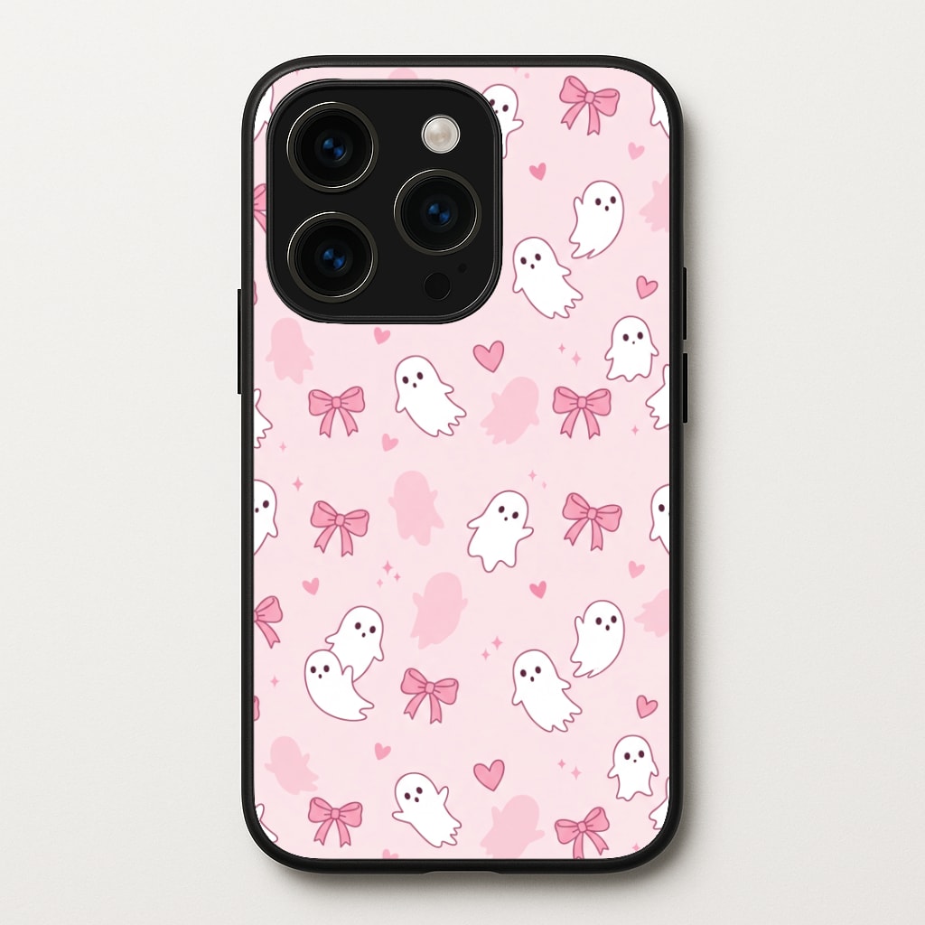 Pink Ghosts And Bows Phone Case