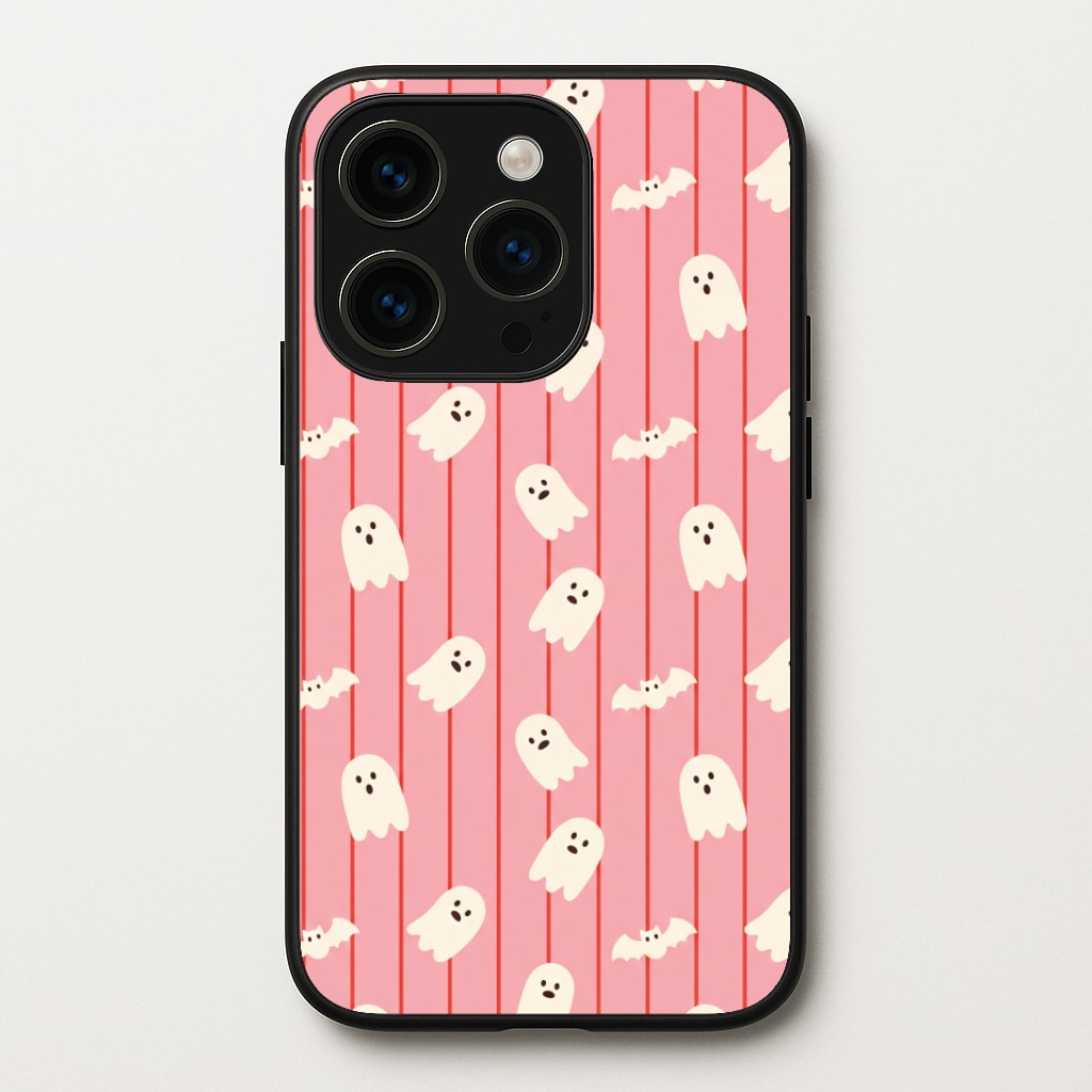 Candy Stripe Ghosts Phone Case