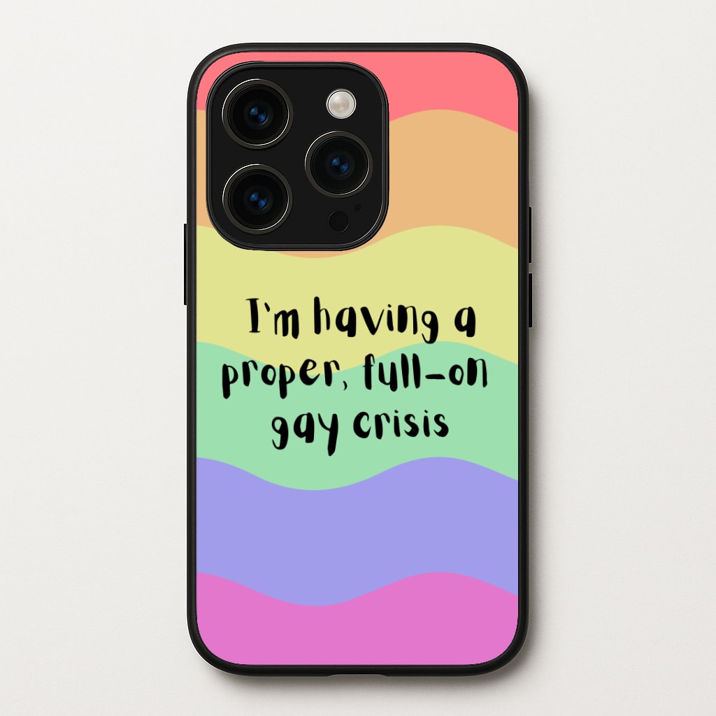 Gay Crisis - Heart TV Phone Case