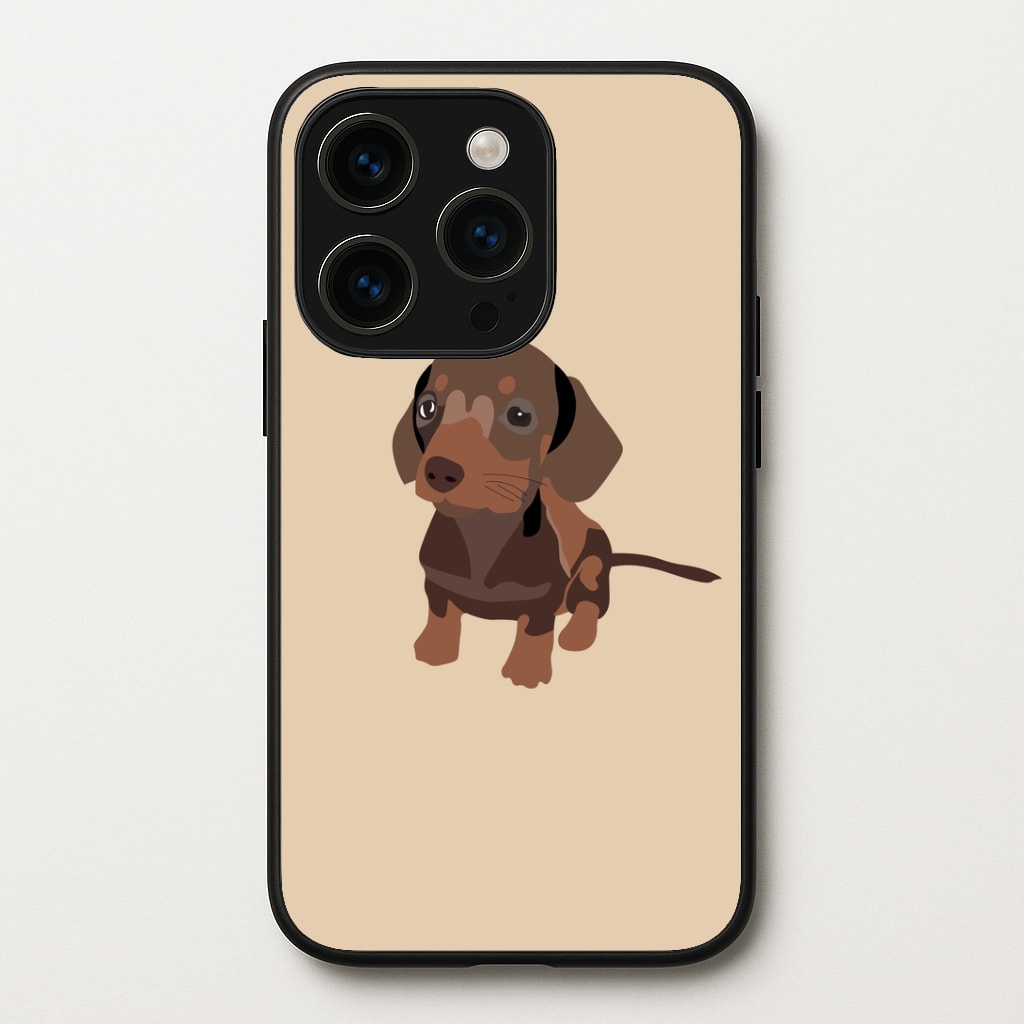 Brown - Dachshunds Phone Case