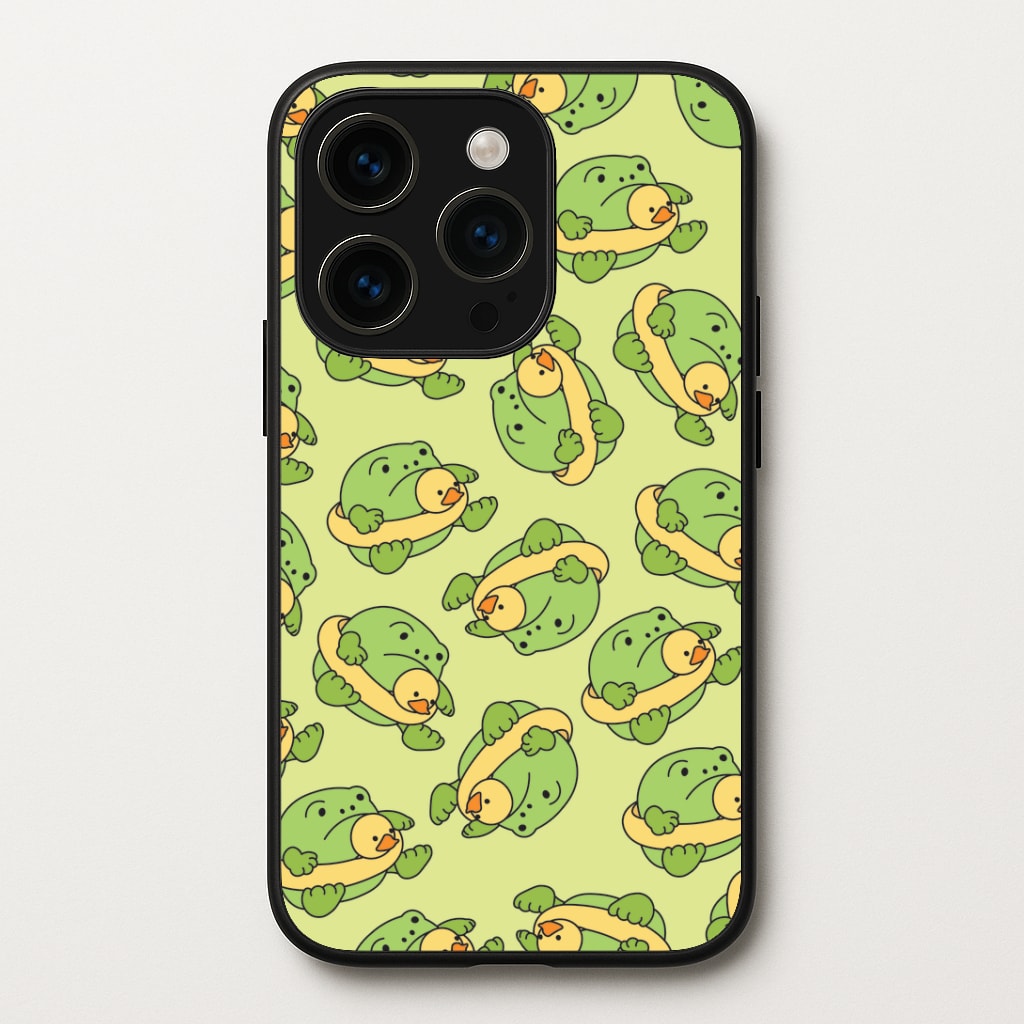 Frog Pattern - Plushy Phone Case