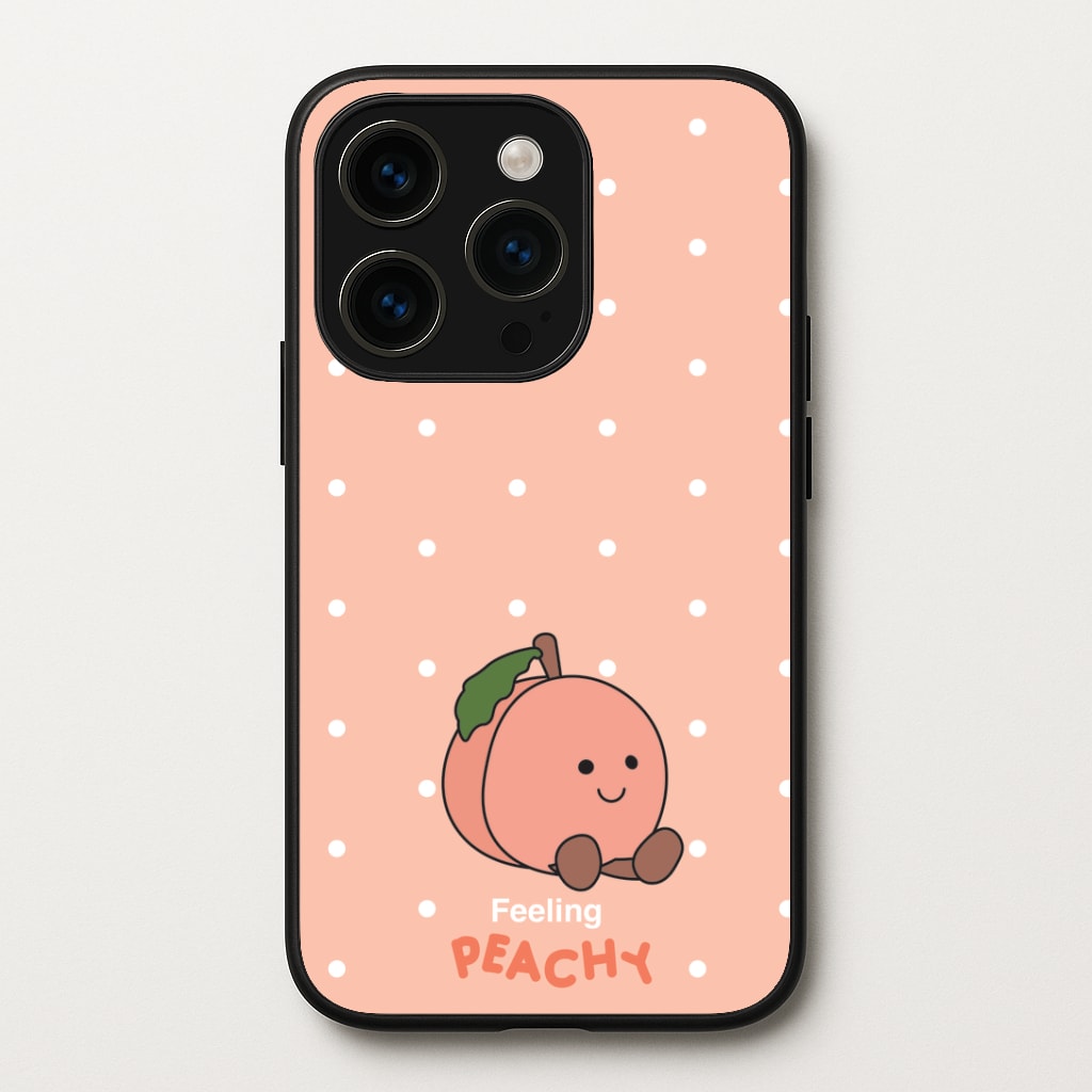 Peach Pattern Phone Case