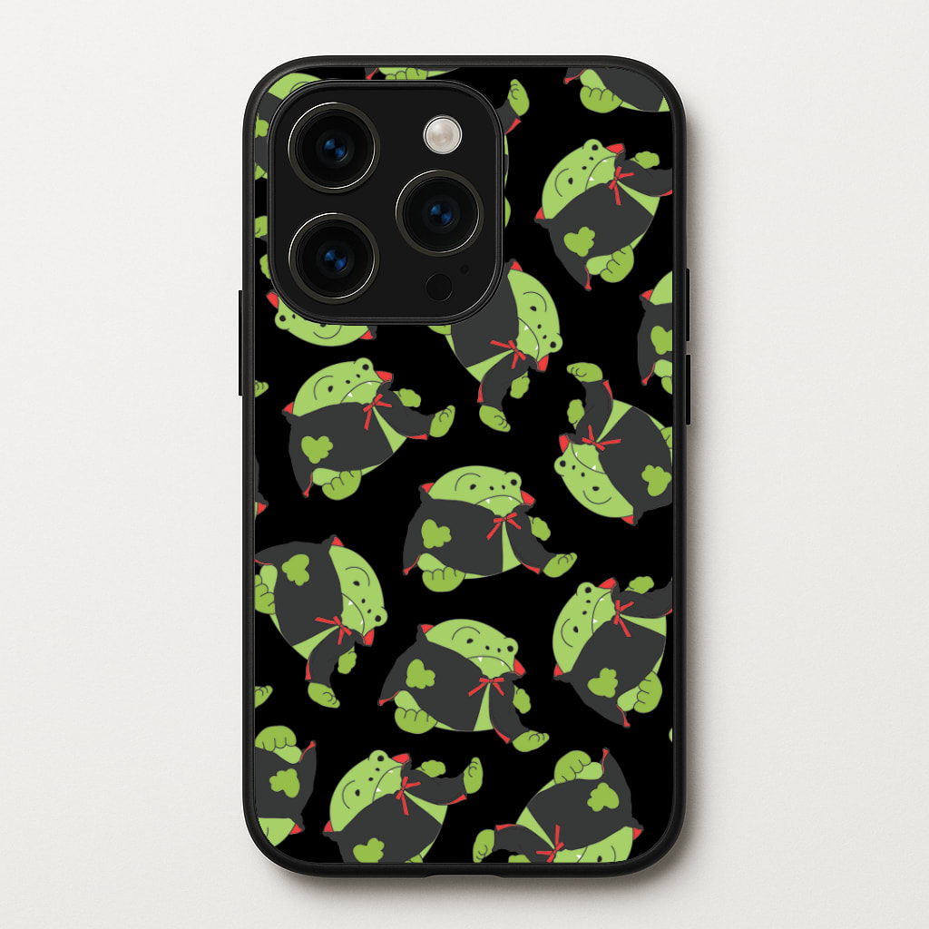 Vampire Frog Pattern - Halloween Phone Case