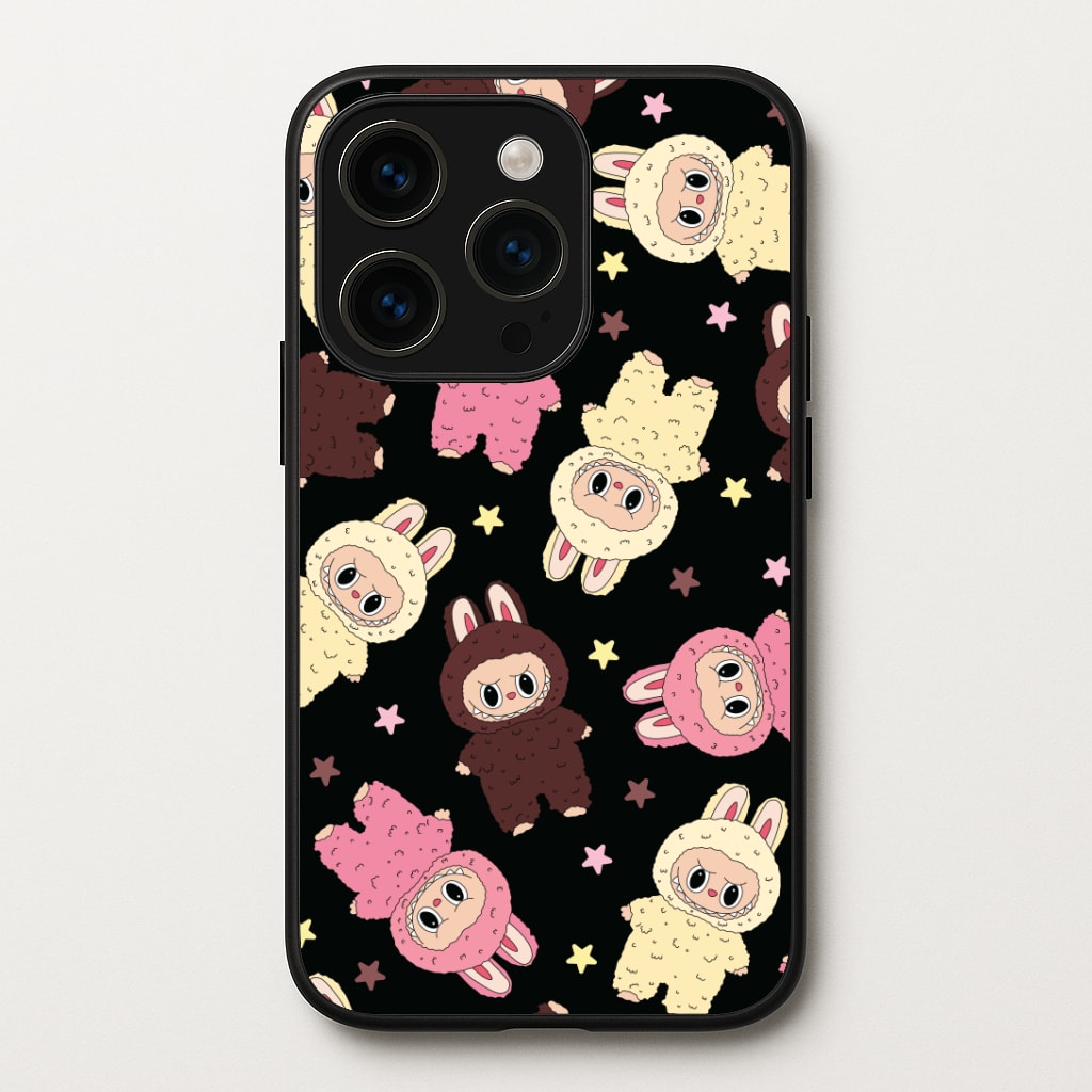 Cute Monsters And Stars Pattern Phone Case