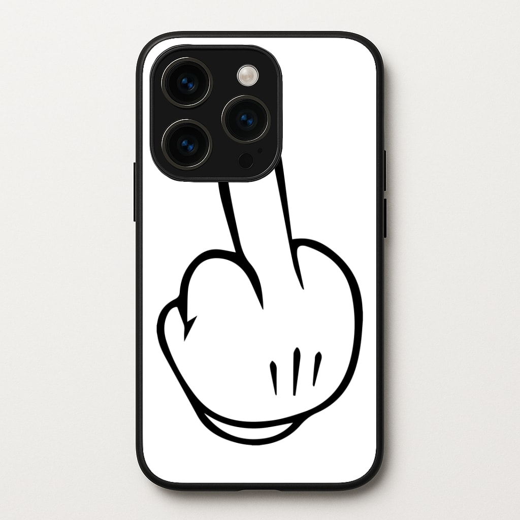 Fairytale Mouse Middle Finger Phone Case