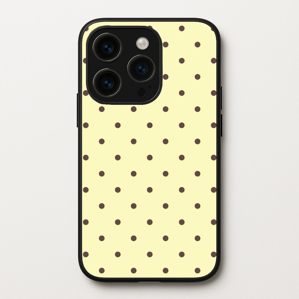 Vanilla & Chocolate Polka Dots Phone Case