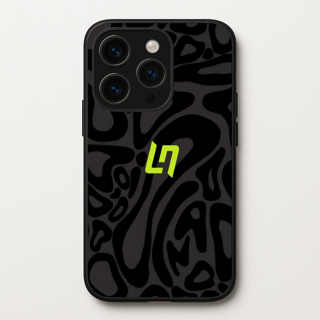 Norris Helmet Pattern - Black Phone Case