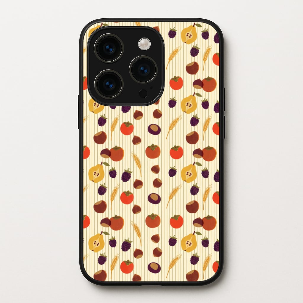 Persimmon Harvest Pattern Phone Case