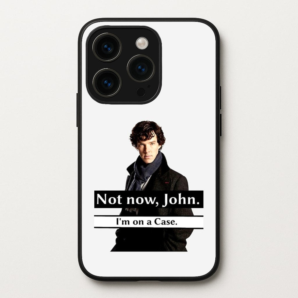 I'm on a Case Holmes Pun Phone Case