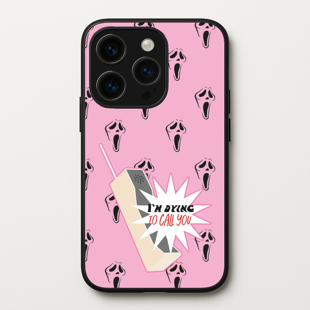 I'm Dying To Call You - Scream Phone Case