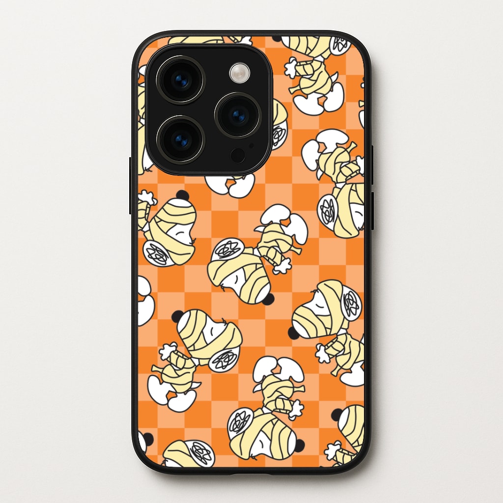 Mummy Cartoon Beagle Pattern Phone Case