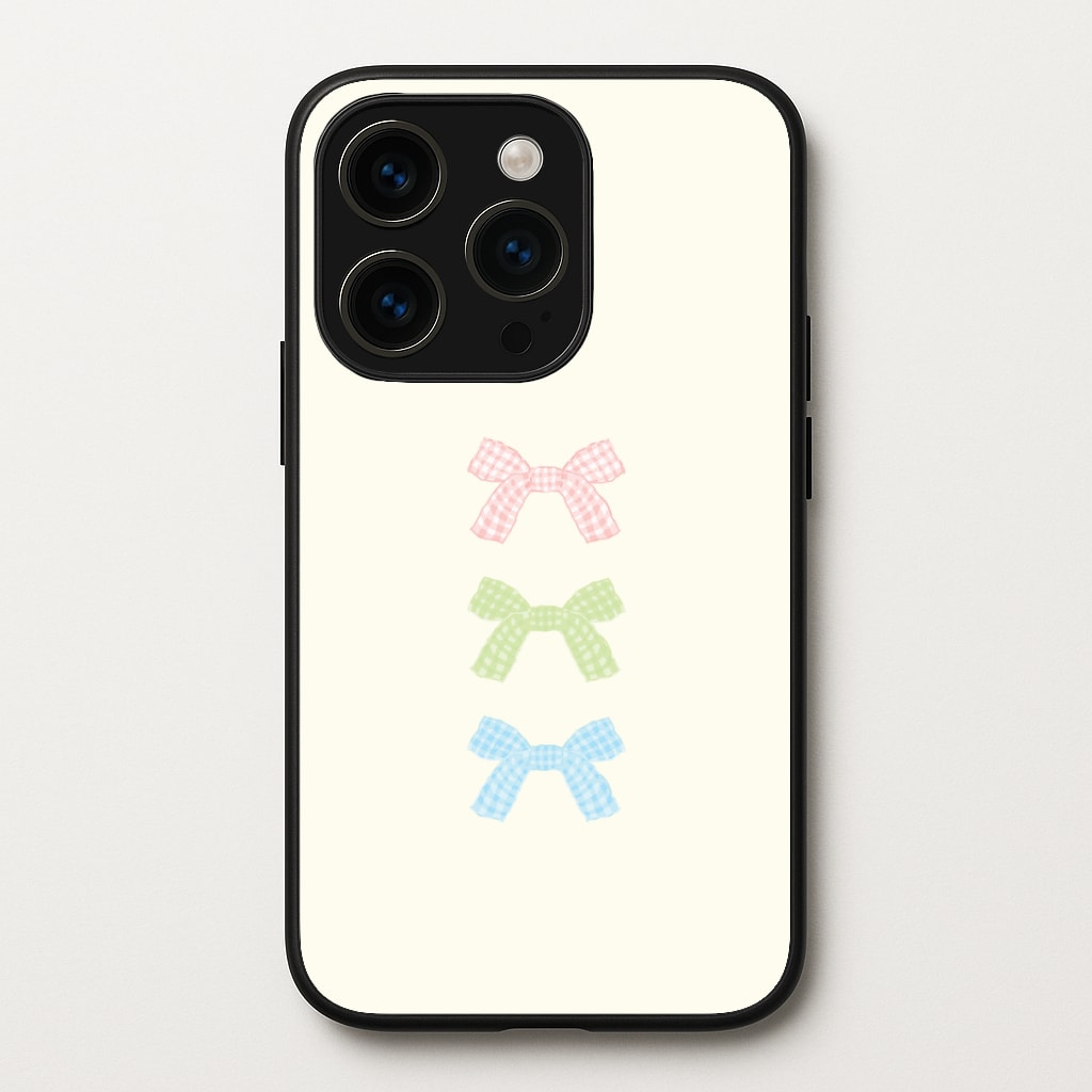 Gingham Tiered Ties Phone Case