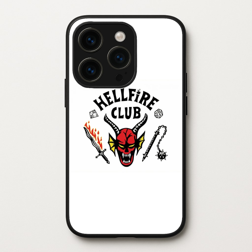 Hellfire Logo - White Phone Case