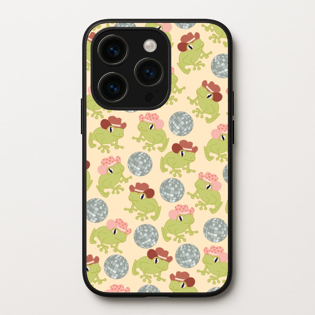 Frogs With Cowboy Hats - Western Phone Case