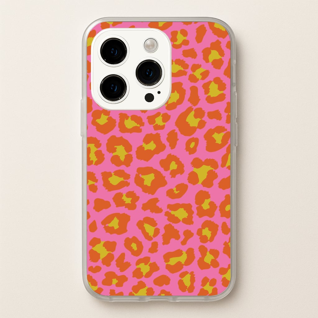 Vibrant Cheetah Print Phone Case