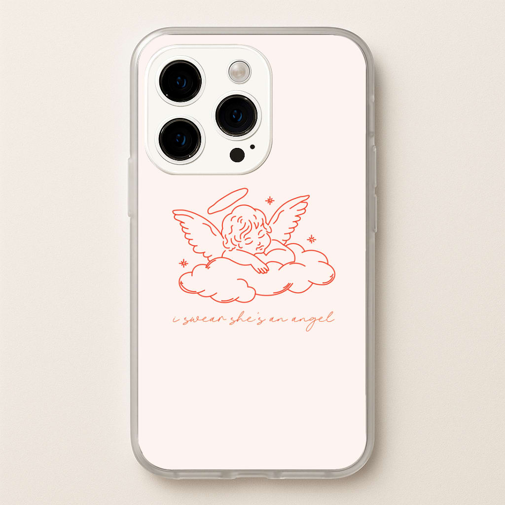 I Swear Shes An Angel - Clean Girl Aesthetic Phone Case