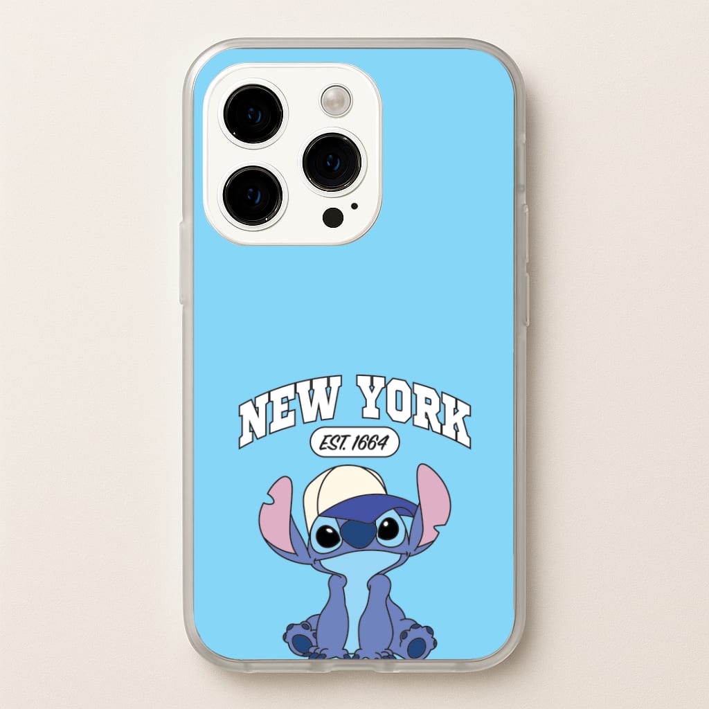 New York Blue Alien Phone Case
