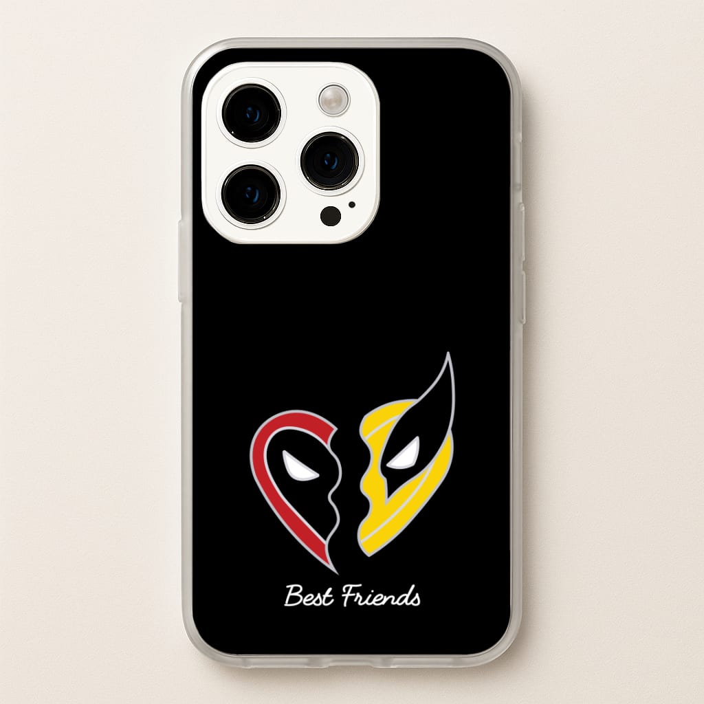 Superhero Best Friends Locket Phone Case
