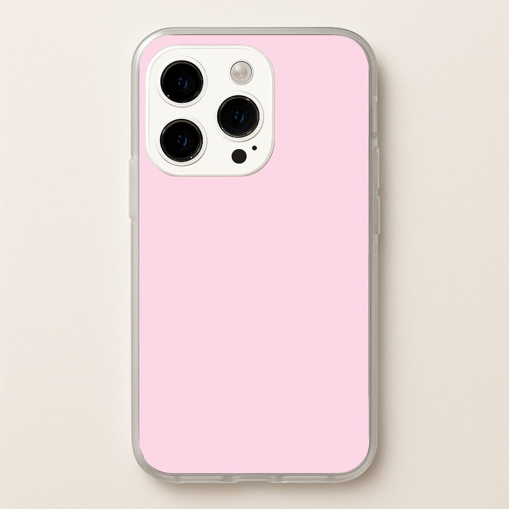 Back To Casics - Pretty Pastels - Plain Pink Phone Case