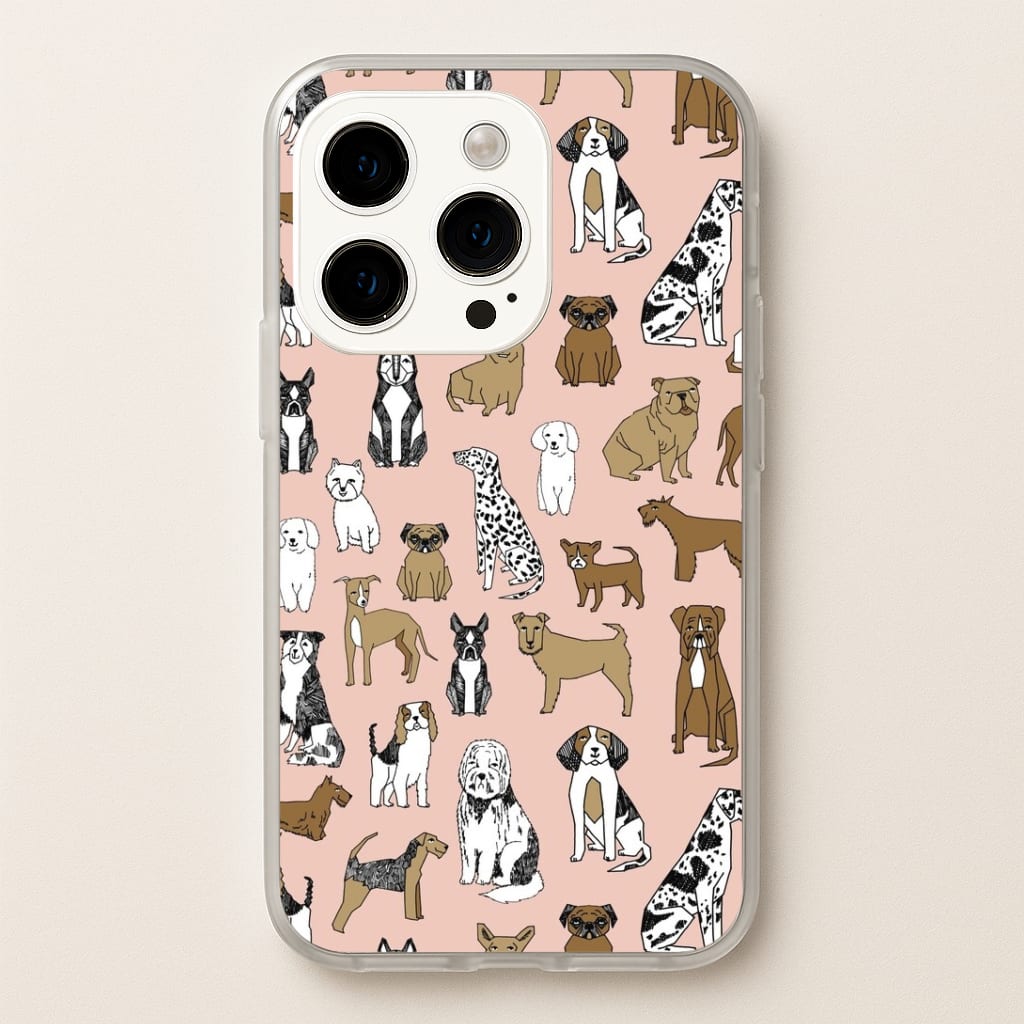 Dog Breeds - Animal Pattern Phone Case