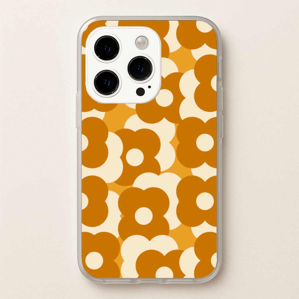 Retro Flower Pattern Phone Case