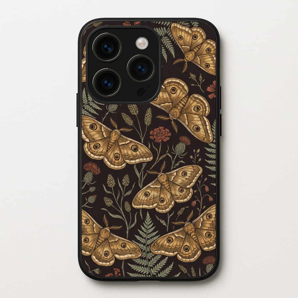 Moth And Moonlight Phone Case