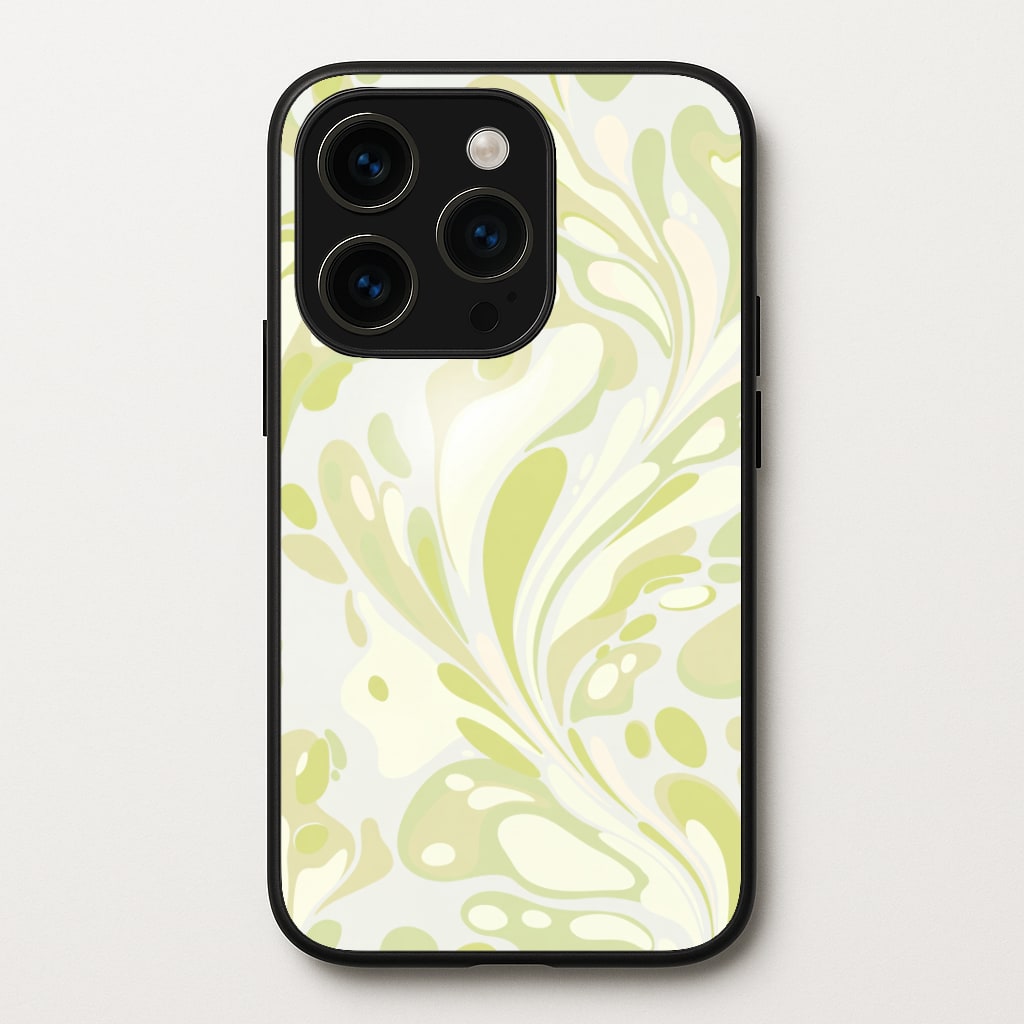 Pistachio Marble Swirl Phone Case