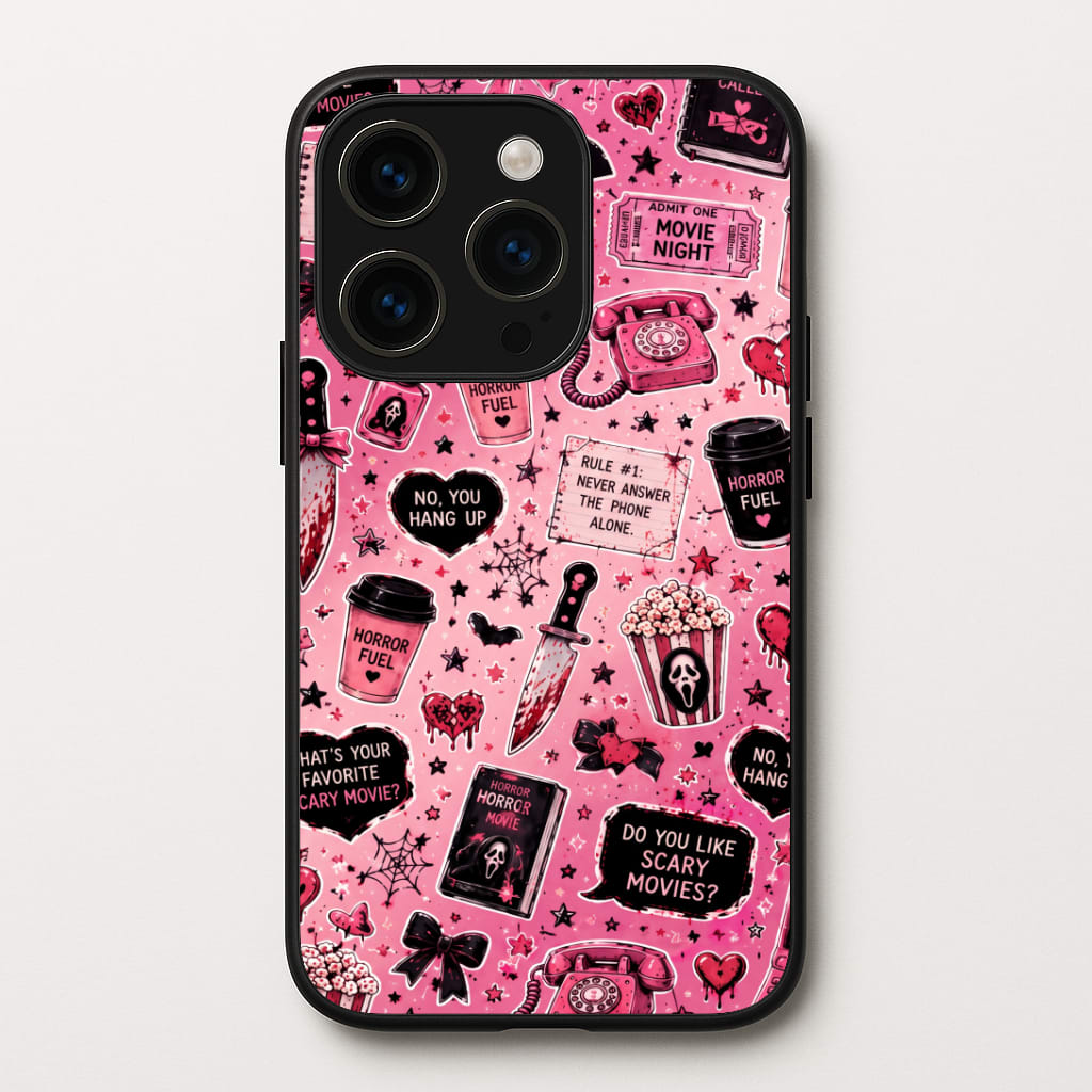 Horror Movie Pink Pattern Phone Case