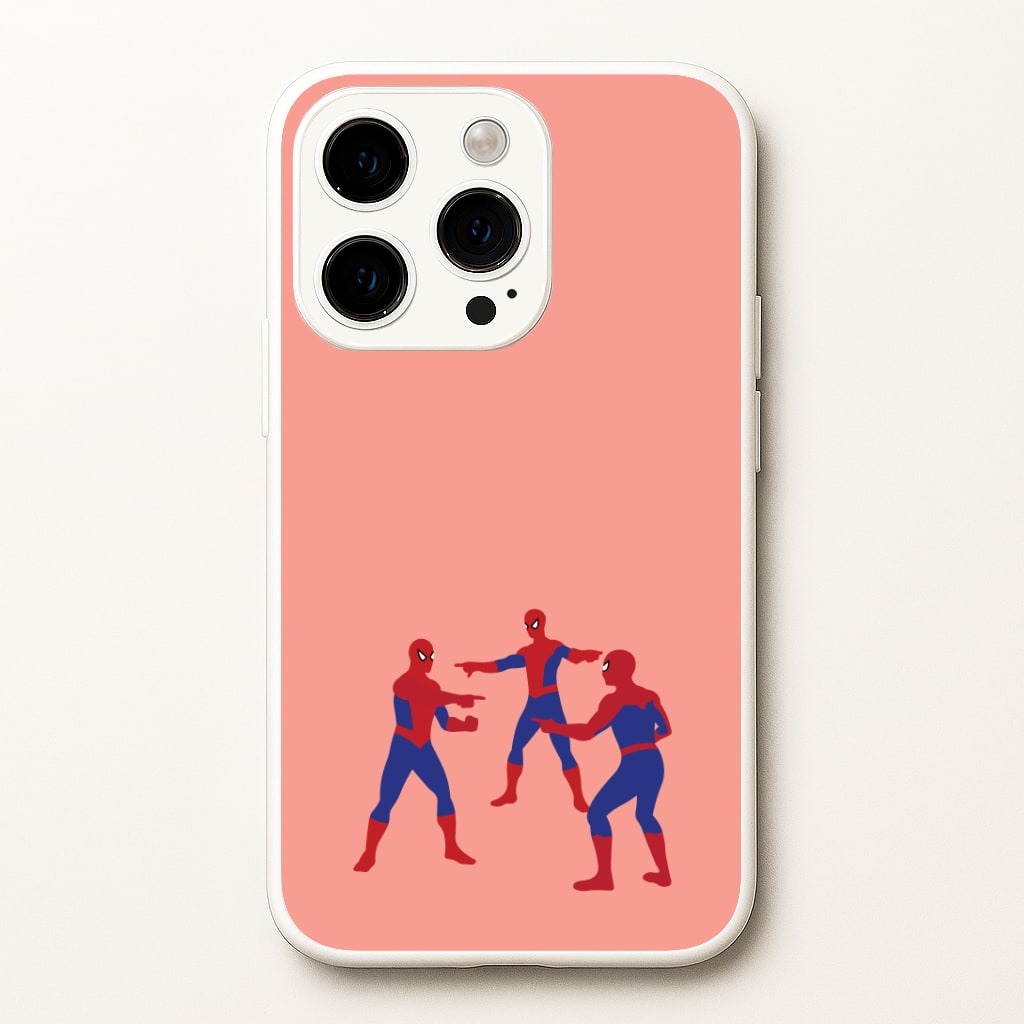 Spider Hero Pointing Meme Phone Case