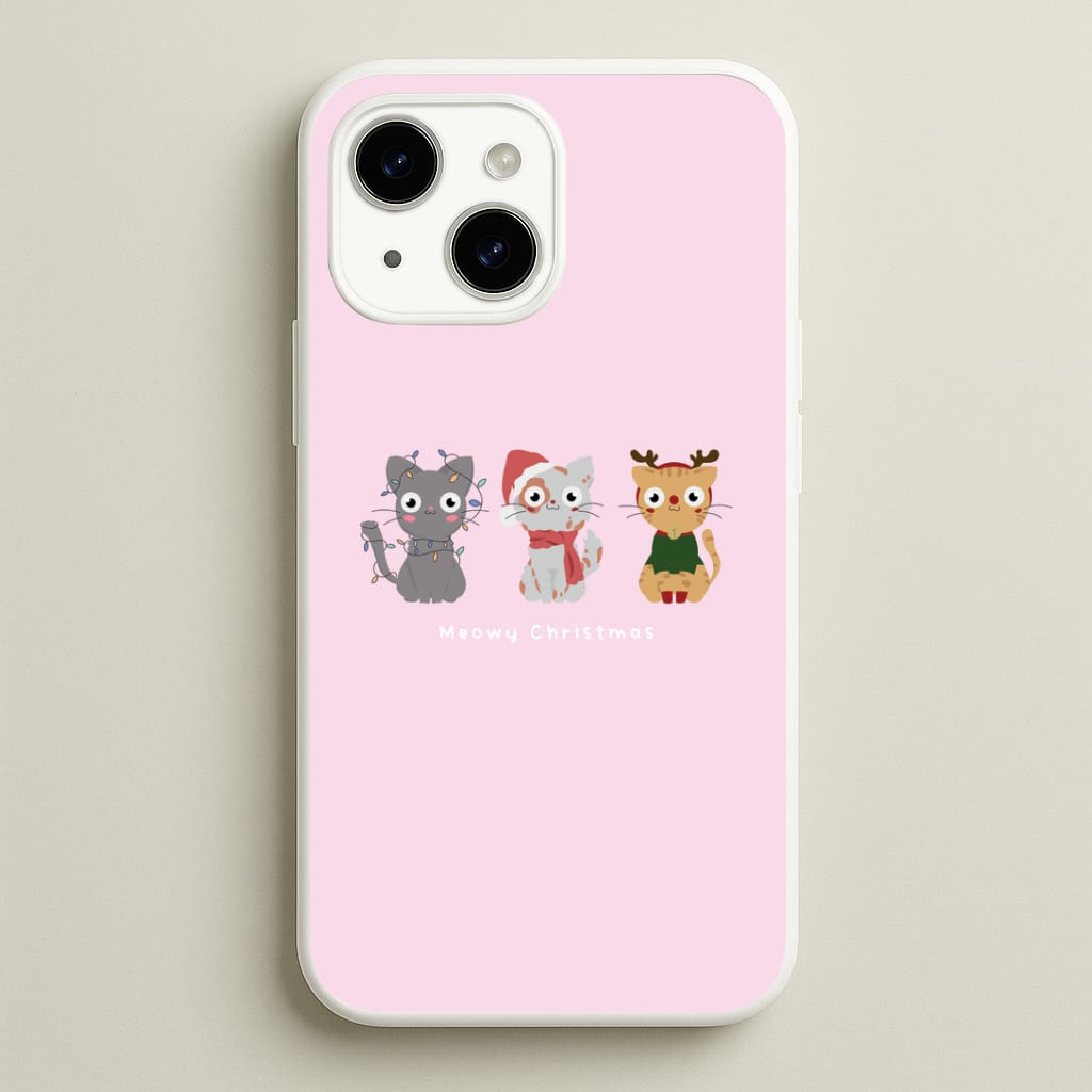 Meowy Christmas Phone Case