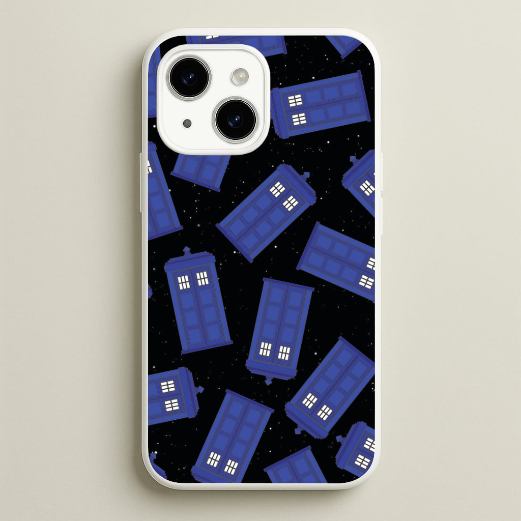 Tardis Pattern Phone Case