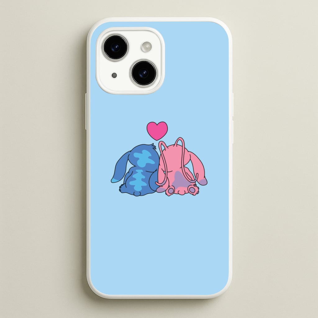 In Love - Pink Alien Phone Case