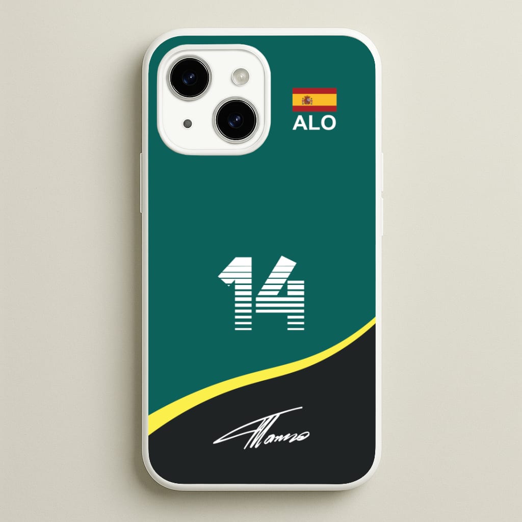 Alonso - F1 Phone Case