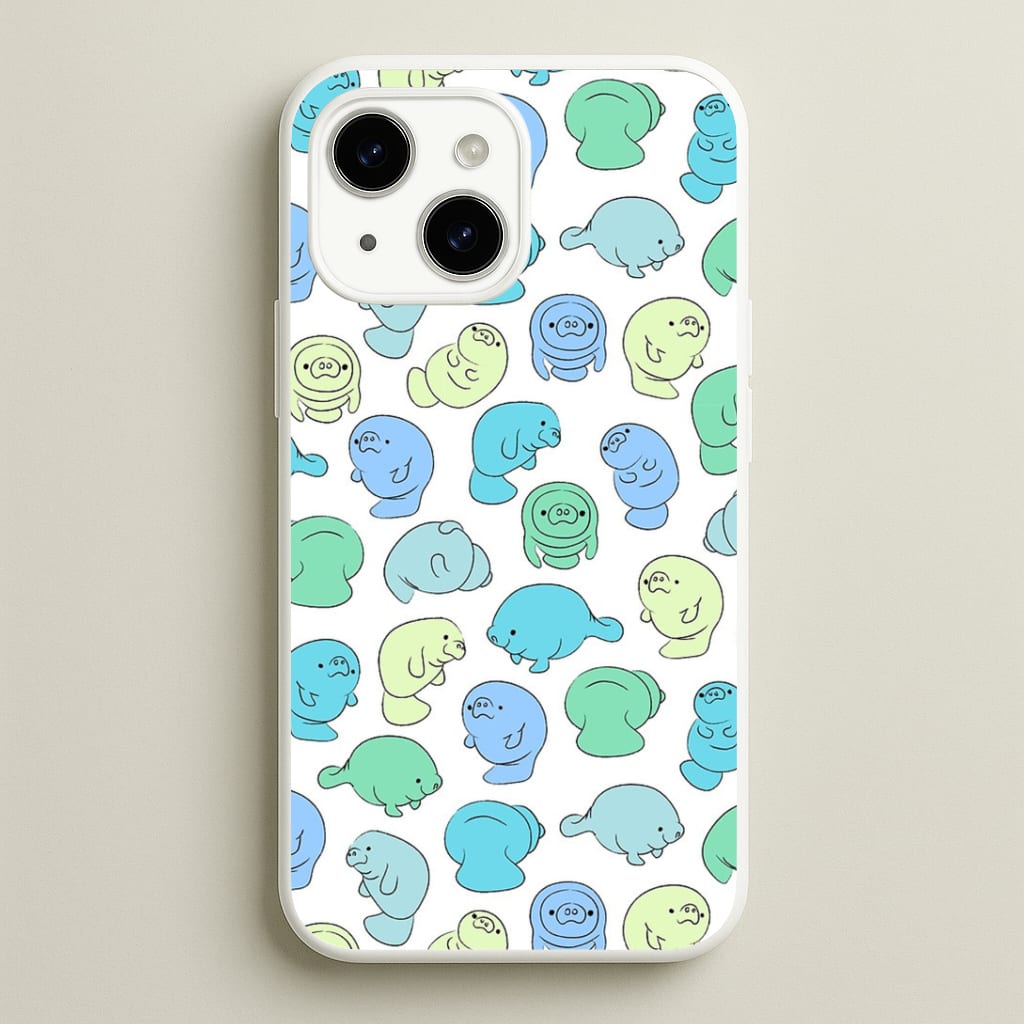 Manatee Party Phone Case