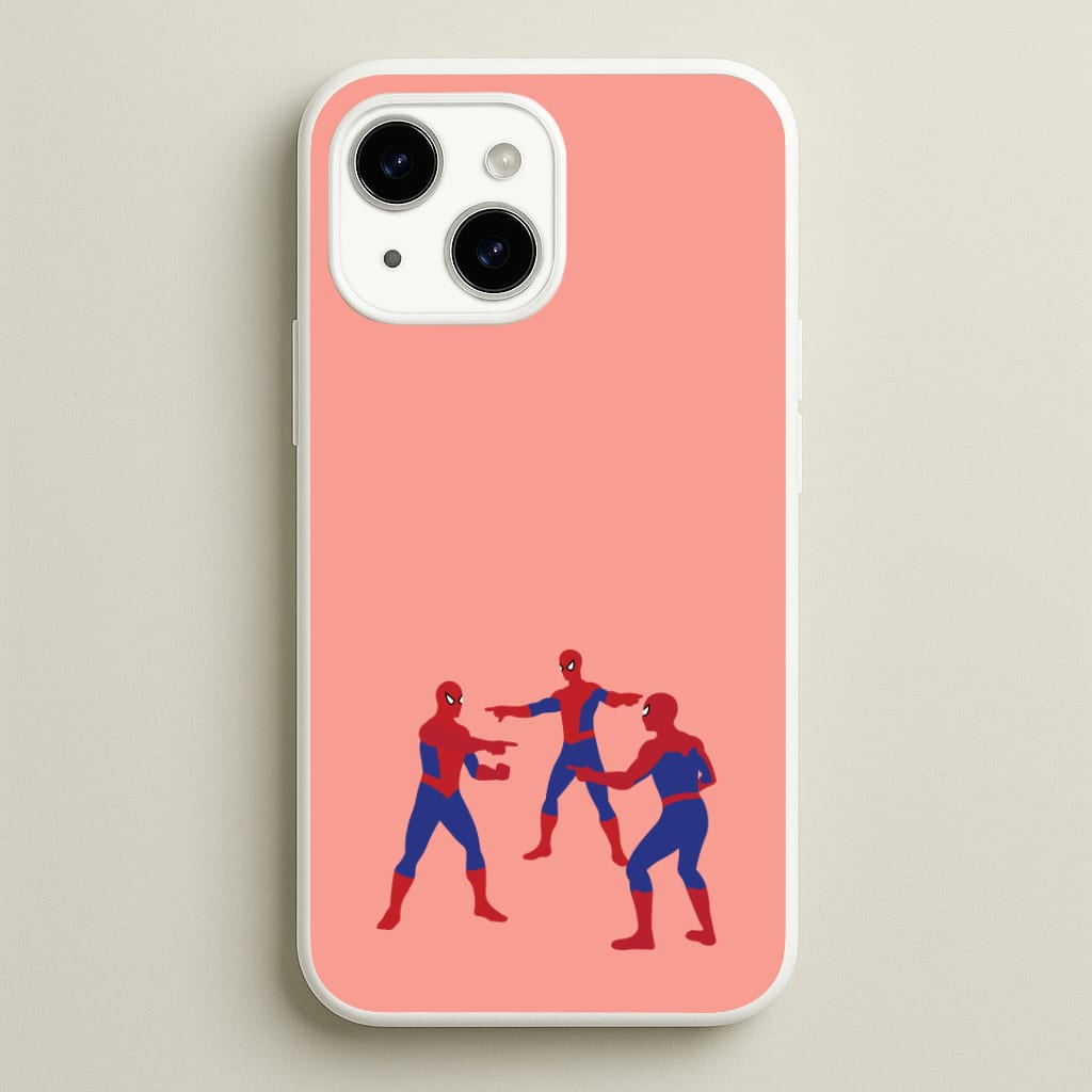 Spider Hero Pointing Meme Phone Case