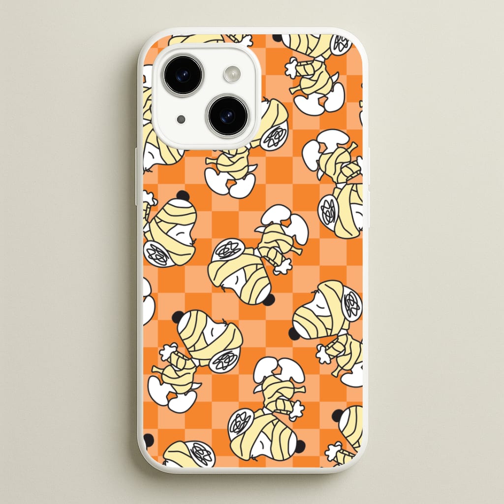 Mummy Cartoon Beagle Pattern Phone Case